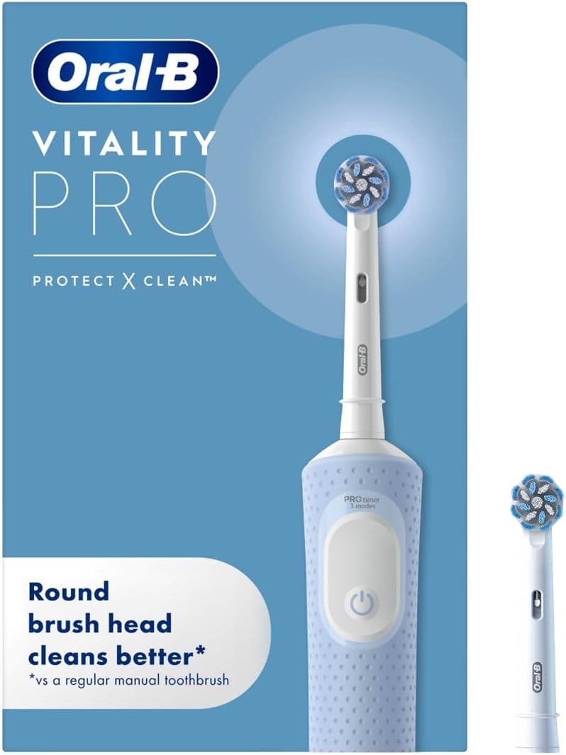 Oral-B Vitality Pro Electric Toothbrushes for Adults  (Light BLUE)