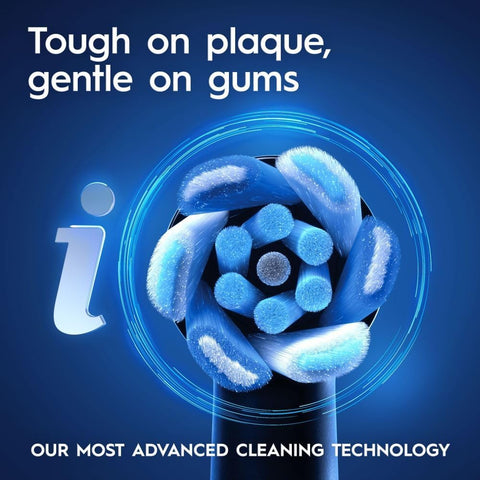 Oral-B iO3 Electric Toothbrushes With 1 Toothbrush Head, 1 Travel Case, Ideal Gifts for Women & Men, Blue