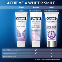 Oral-B Pro-3D White Clinical Intensive Whitening Toothpaste Radiant White 75ml