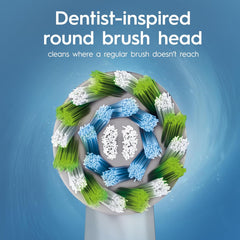 Oral-B Vitality Pro Electric Toothbrushes Adults, 1 Handle, 2 Oral B Electric Toothbrush Heads, 3 Brushing Modes Including Sensitive Plus, Rechargeable, 2 Pin UK Plug, Blue