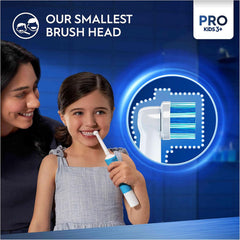 Oral-B Pro Kids Electric Toothbrush Head, Oral B Electric Toothbrushes Kids, with Disney Frozen Characters, Extra Soft Bristles, for Ages 3+, Pack of 4 Toothbrush Heads, White
