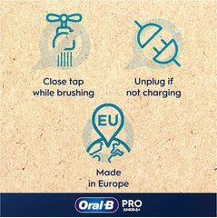 Oral-B Pro Junior Electric Toothbrush, 1 Green Handle, 1 Toothbrush Head, Designed by Braun, for Ages 6+