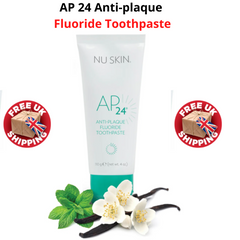 100% Original NU SKIN AP 24 Anti Plaque Stain Removal Fluoride Toothpaste 110g