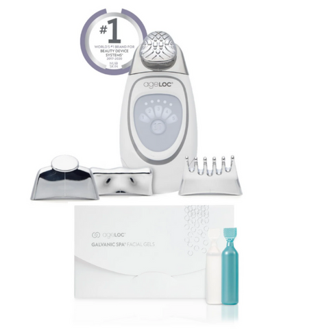 NUSKIN ageLOC Galvanic Spa anti-ageing Device And Galvanic Spa Facial Gel